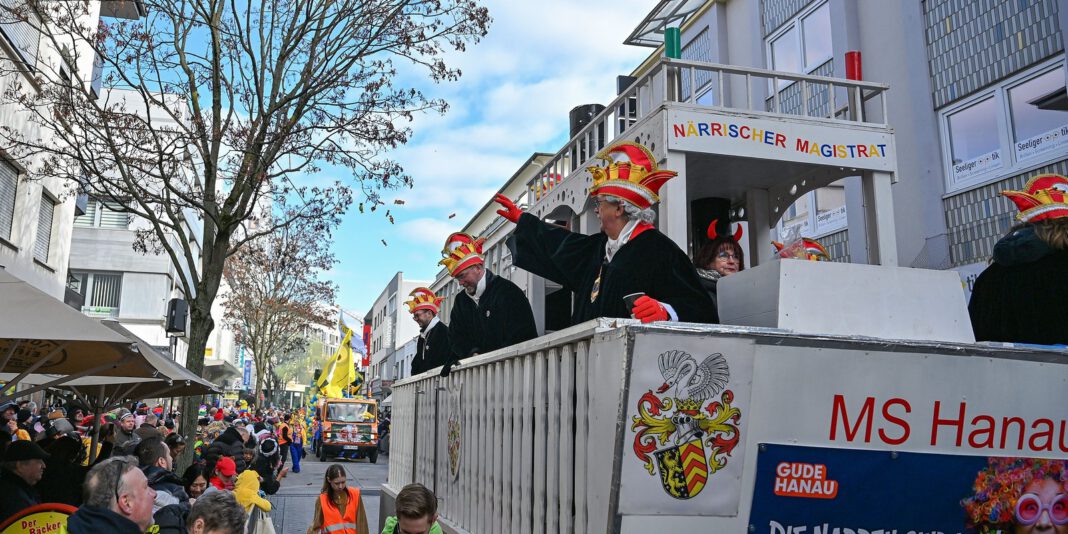 Fastnachtswochenende in Hanau: Vier Umzüge, Innenstadtzug mit 54 Nummern und umfangreiche Verkehrseinschränkungen