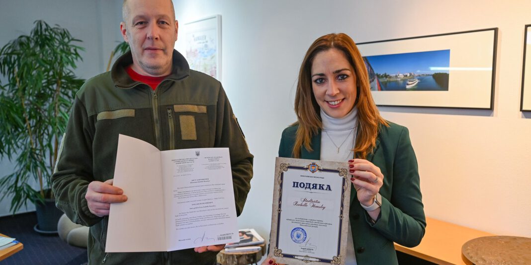 Hanau bedankt sich bei Reservisten nach 100 Hilfstransporten in die Ukraine