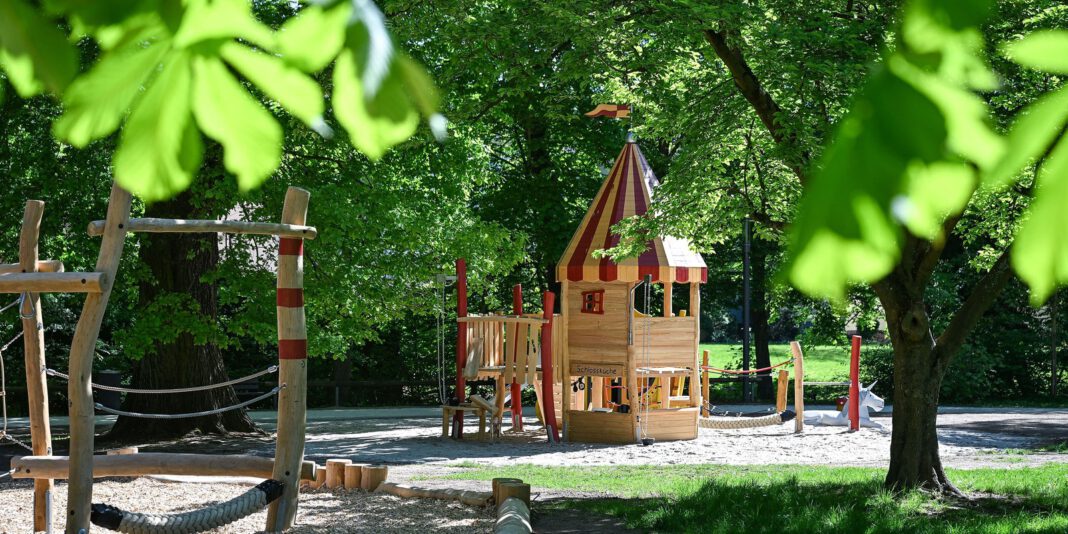 Neuer Spielplatz im Hanauer Schlossgarten öffnet am 11. Mai