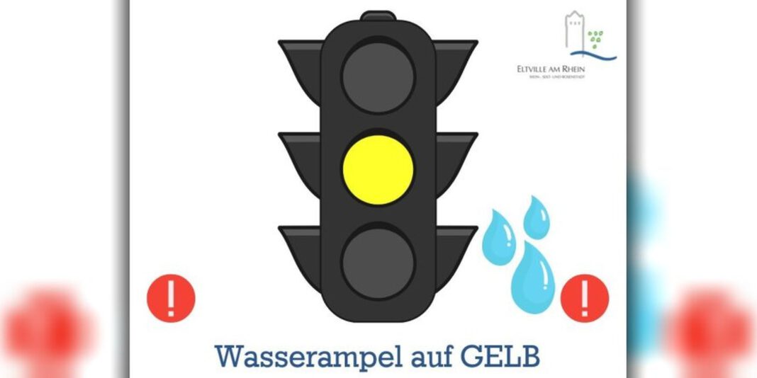 Trinkwasserverbrauch im Rheingau bleibt hoch trotz Warnstufe Gelb